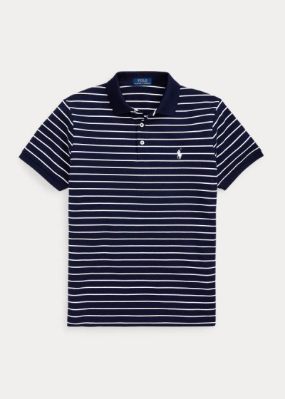 Polo Ralph Lauren Custom Slim Stretch Mesh Polo Herre Danmark (OJKZM6083)